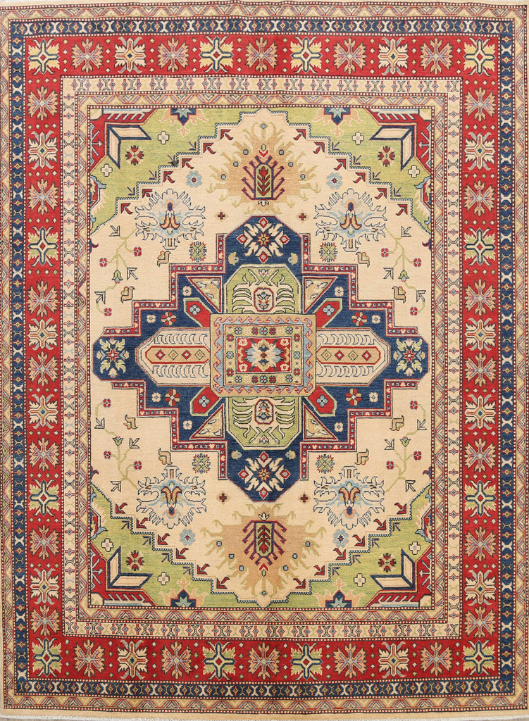 Geometric Super Kazak Area Rug 8x10