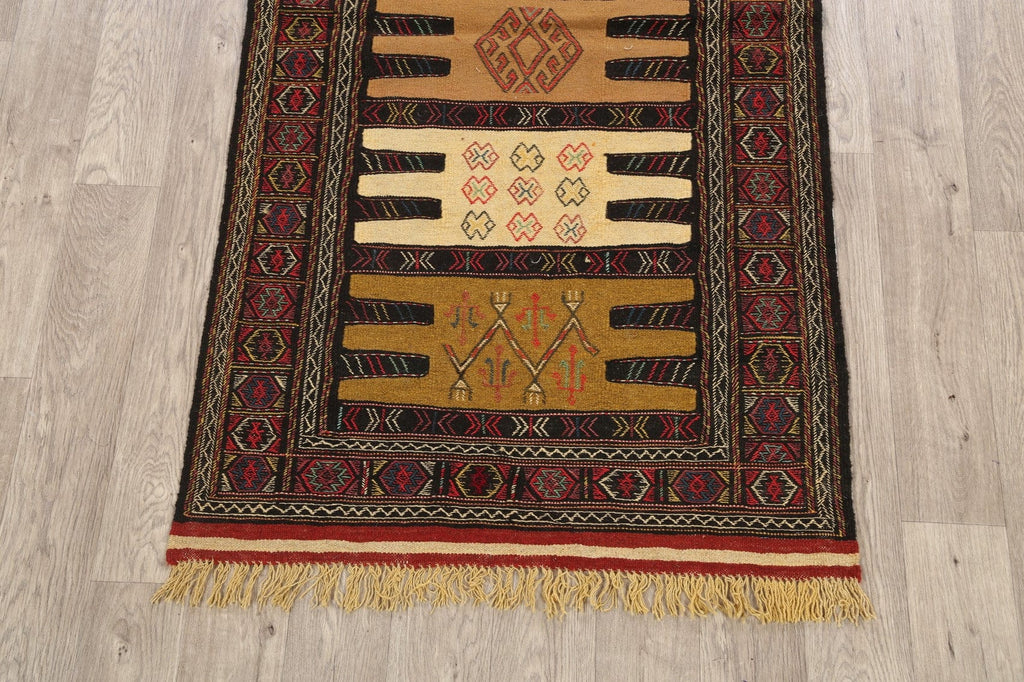 Sumak Kilim Hand-Woven Persian Area Rug 3x6