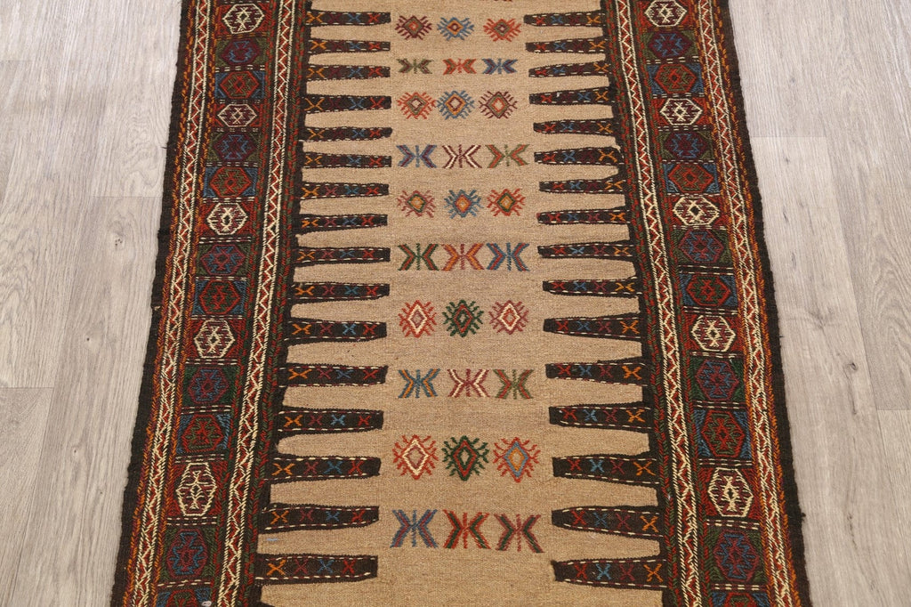 Tribal Kilim Hand-Woven Persian Area Rug 3x6