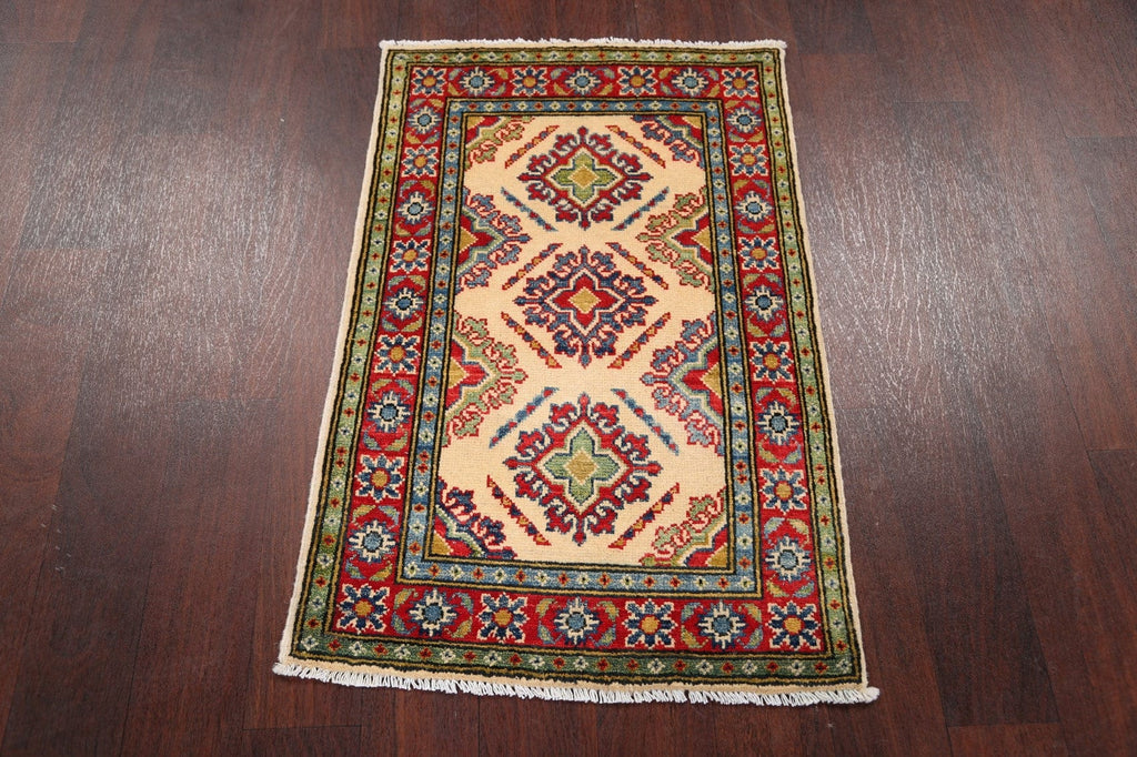 Geometric Super Kazak Oriental Area Rug 2x3