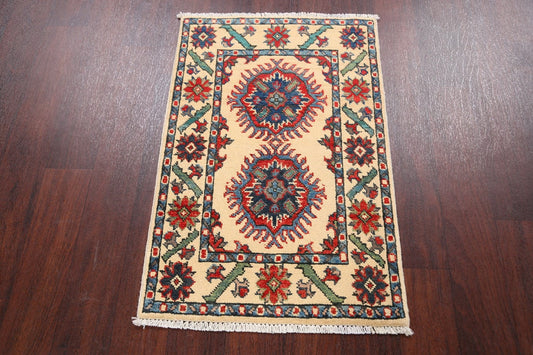 Geometric Super Kazak Oriental Area Rug 2x3