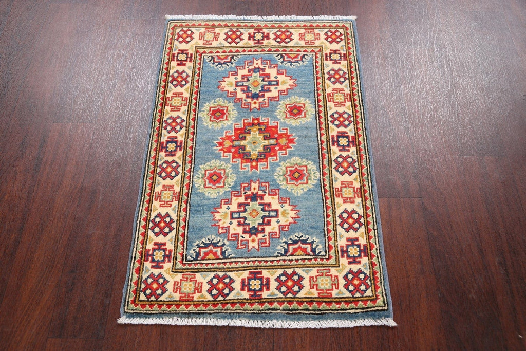 Geometric Super Kazak Oriental Area Rug 2x3