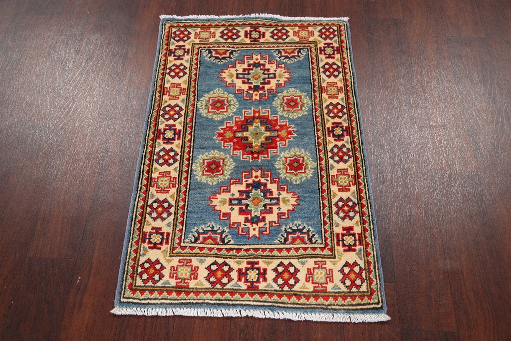 Geometric Super Kazak Oriental Area Rug 2x3