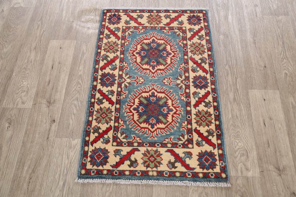 Geometric Super Kazak Oriental Area Rug 2x3