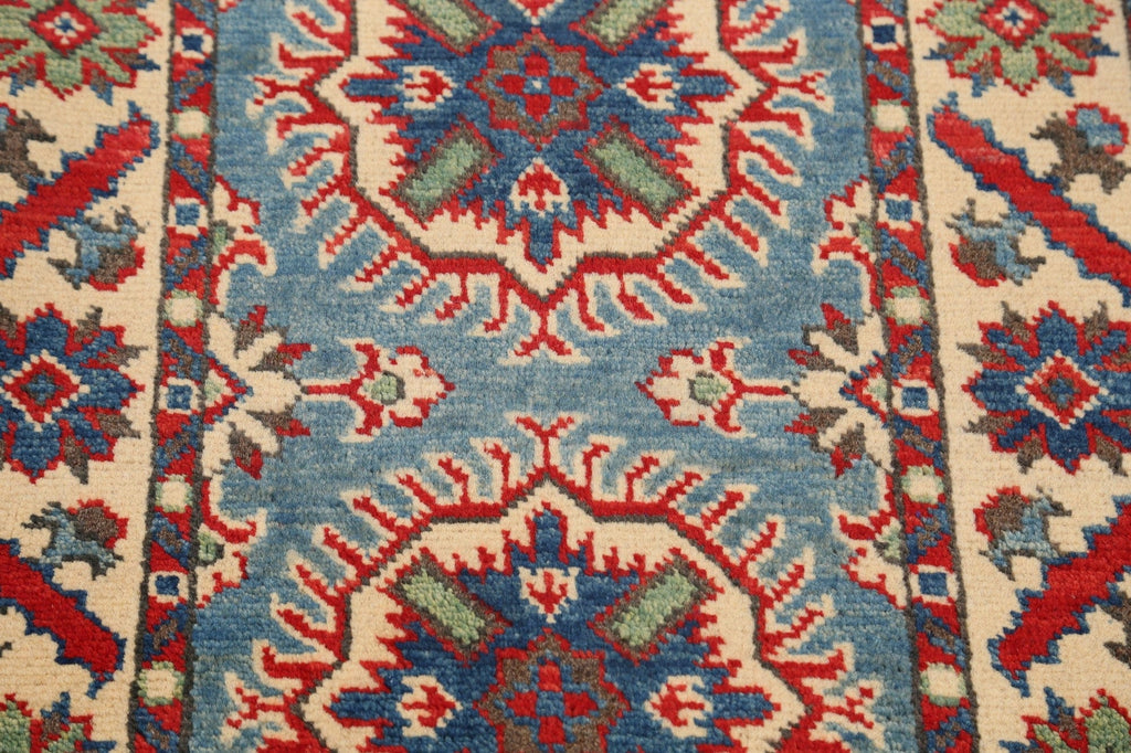 Geometric Super Kazak Oriental Area Rug 2x3