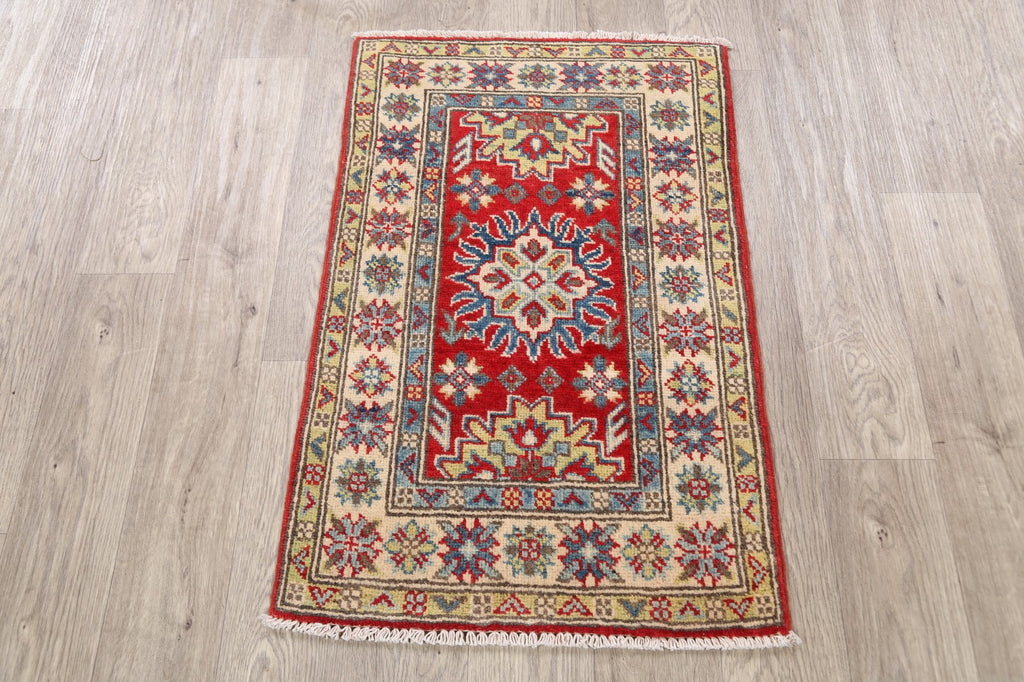 Geometric Super Kazak Oriental Area Rug 2x3