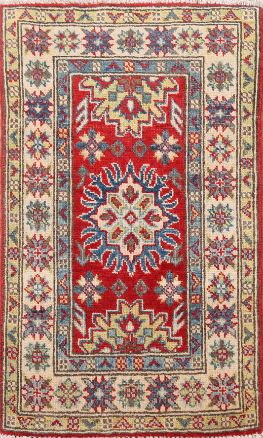 Geometric Super Kazak Oriental Area Rug 2x3