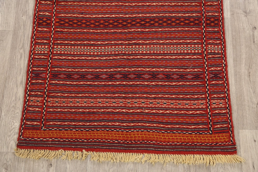 Striped Kilim Persian Area Rug 3x5