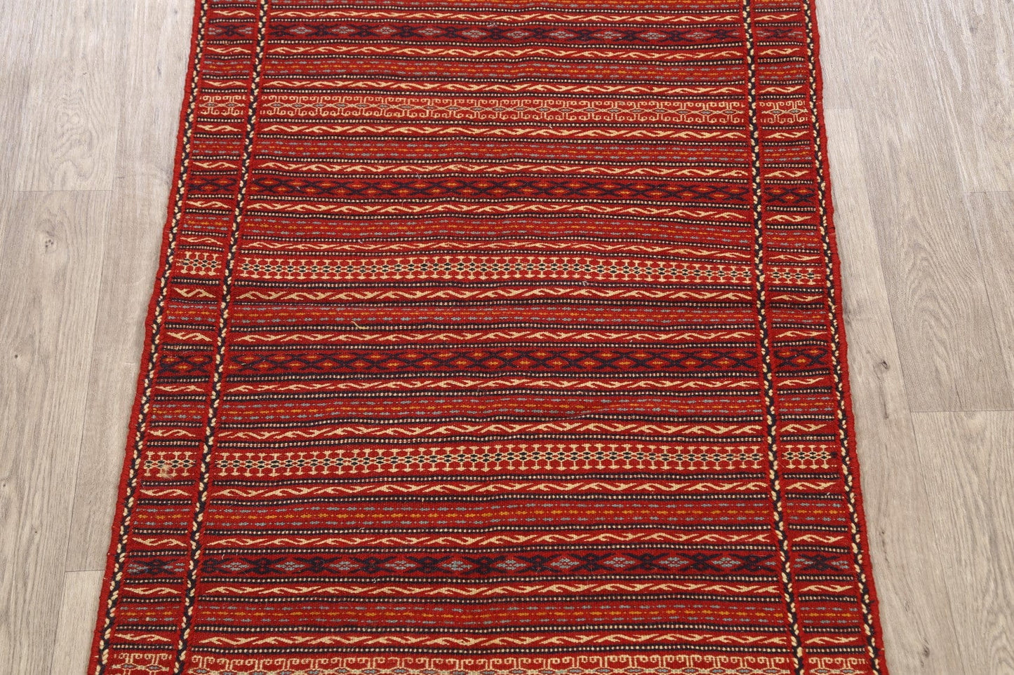 Striped Kilim Persian Area Rug 3x5