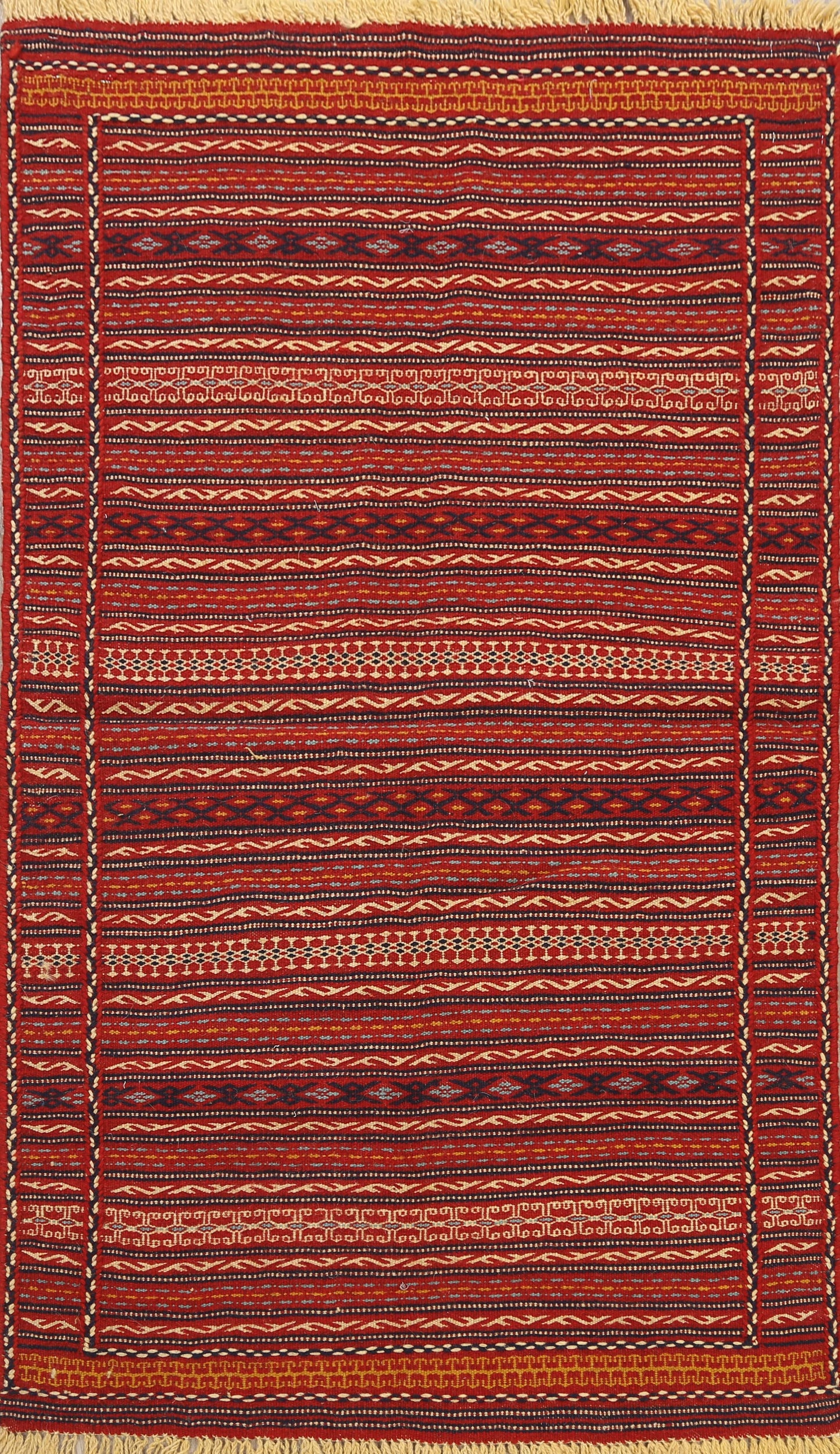 Striped Kilim Persian Area Rug 3x5