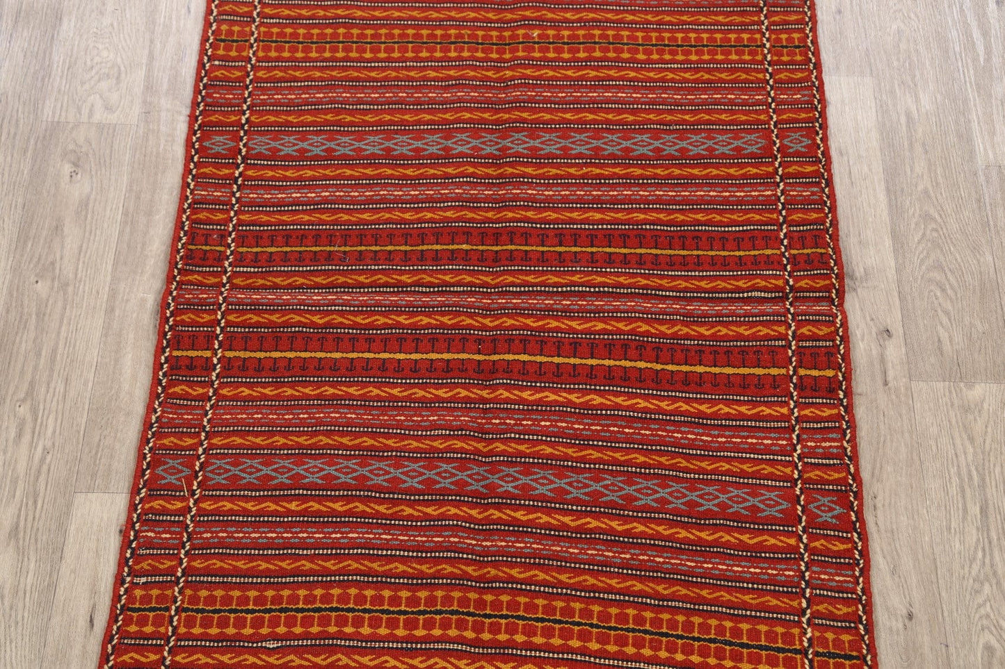 Striped Kilim Persian Area Rug 3x5