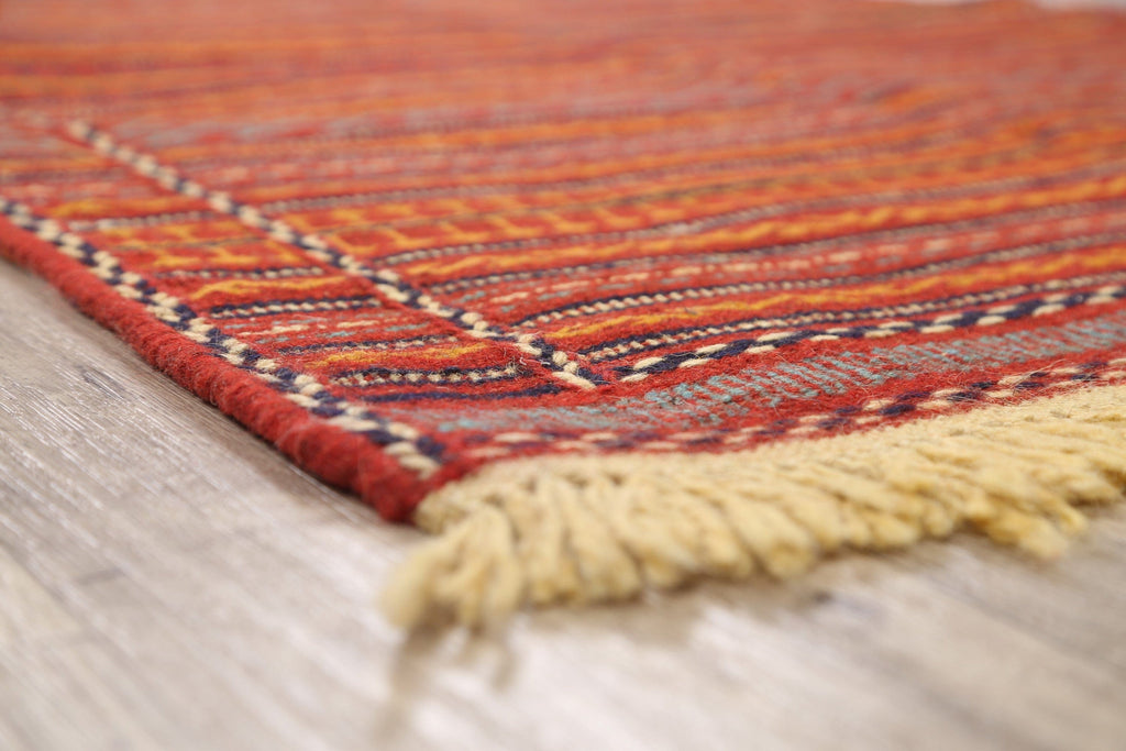 Striped Kilim Persian Area Rug 3x5