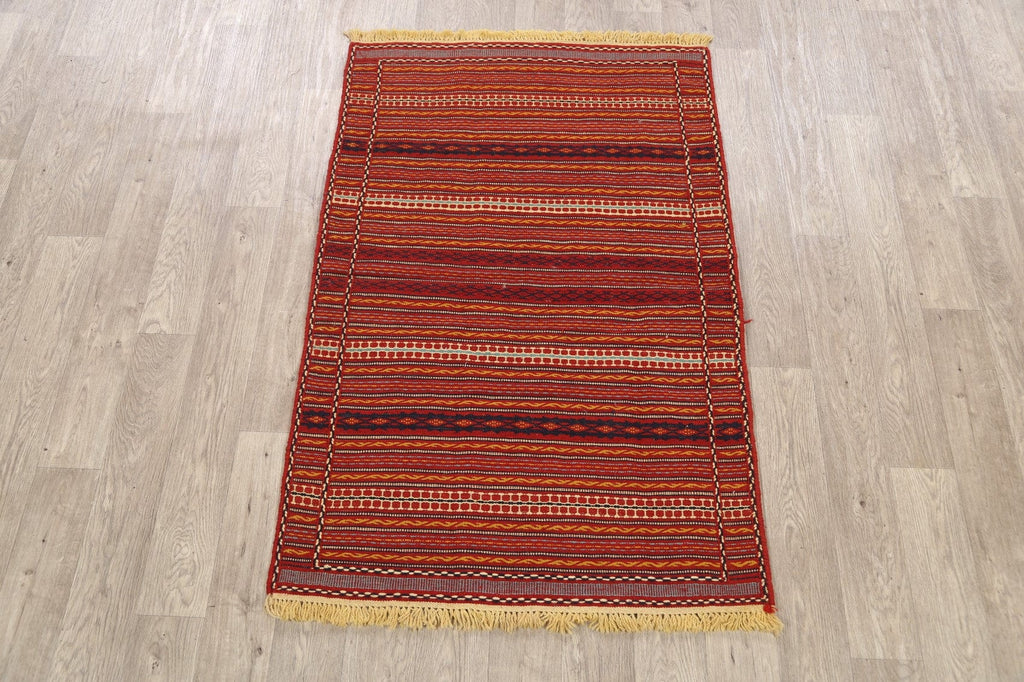 Striped Kilim Persian Area Rug 3x5