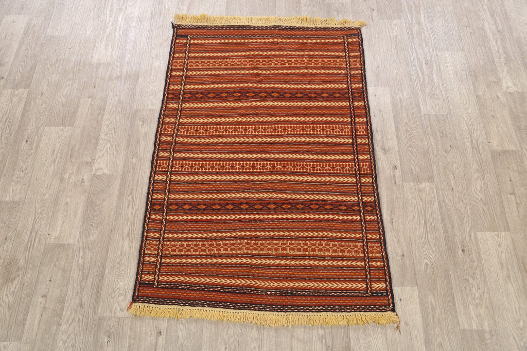 Striped Kilim Persian Area Rug 3x5