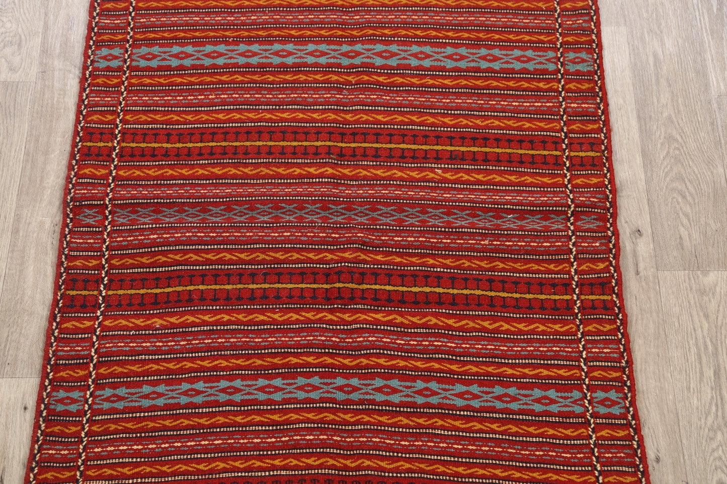 Striped Kilim Persian Area Rug 3x5