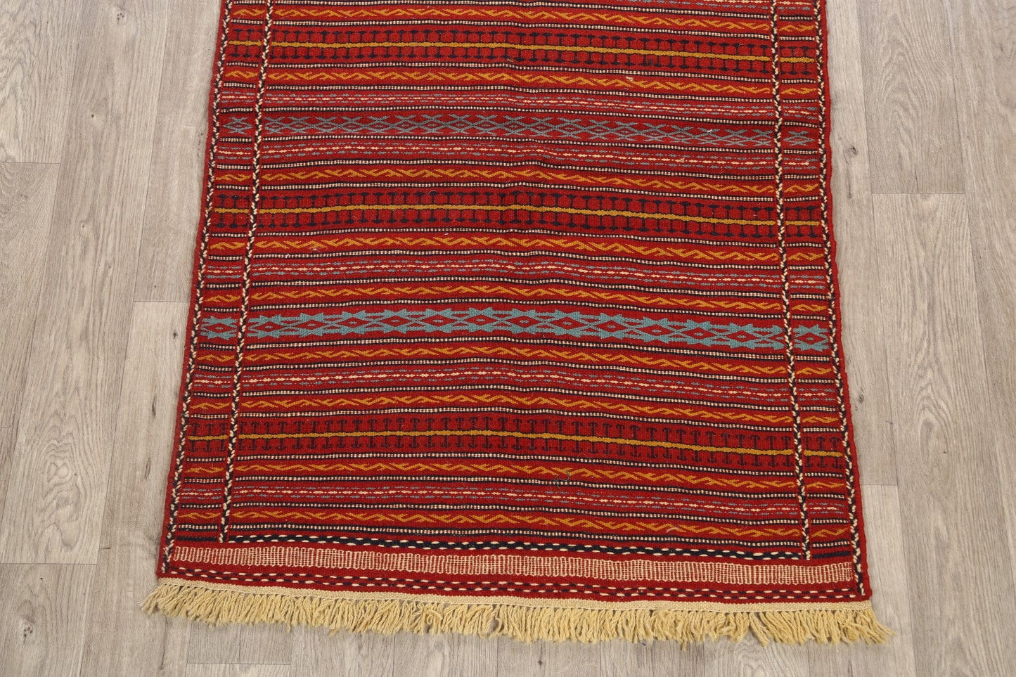 Striped Kilim Persian Area Rug 3x5