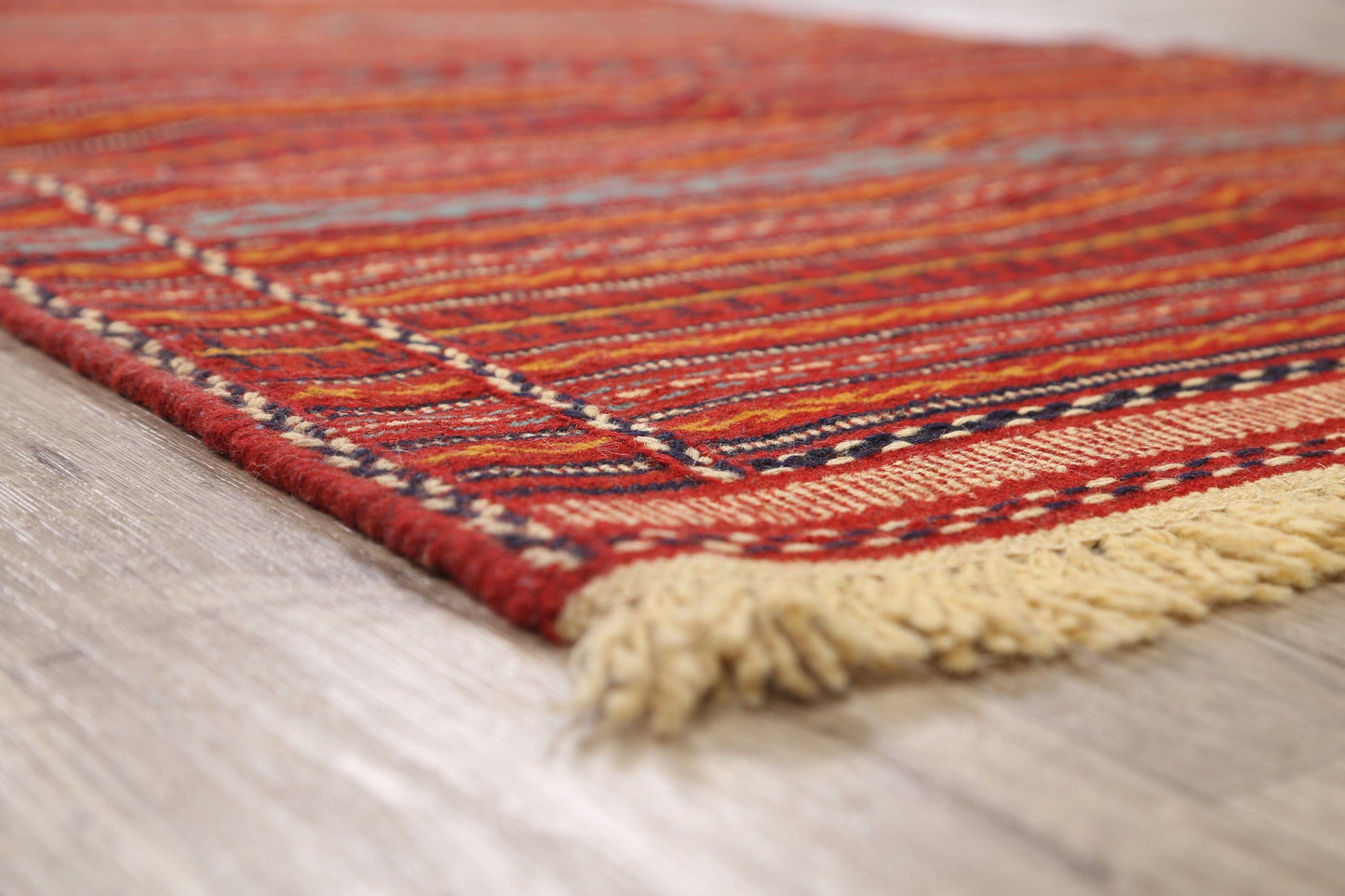 Striped Kilim Persian Area Rug 3x5