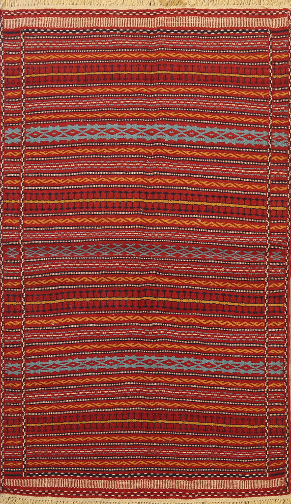 Striped Kilim Persian Area Rug 3x5