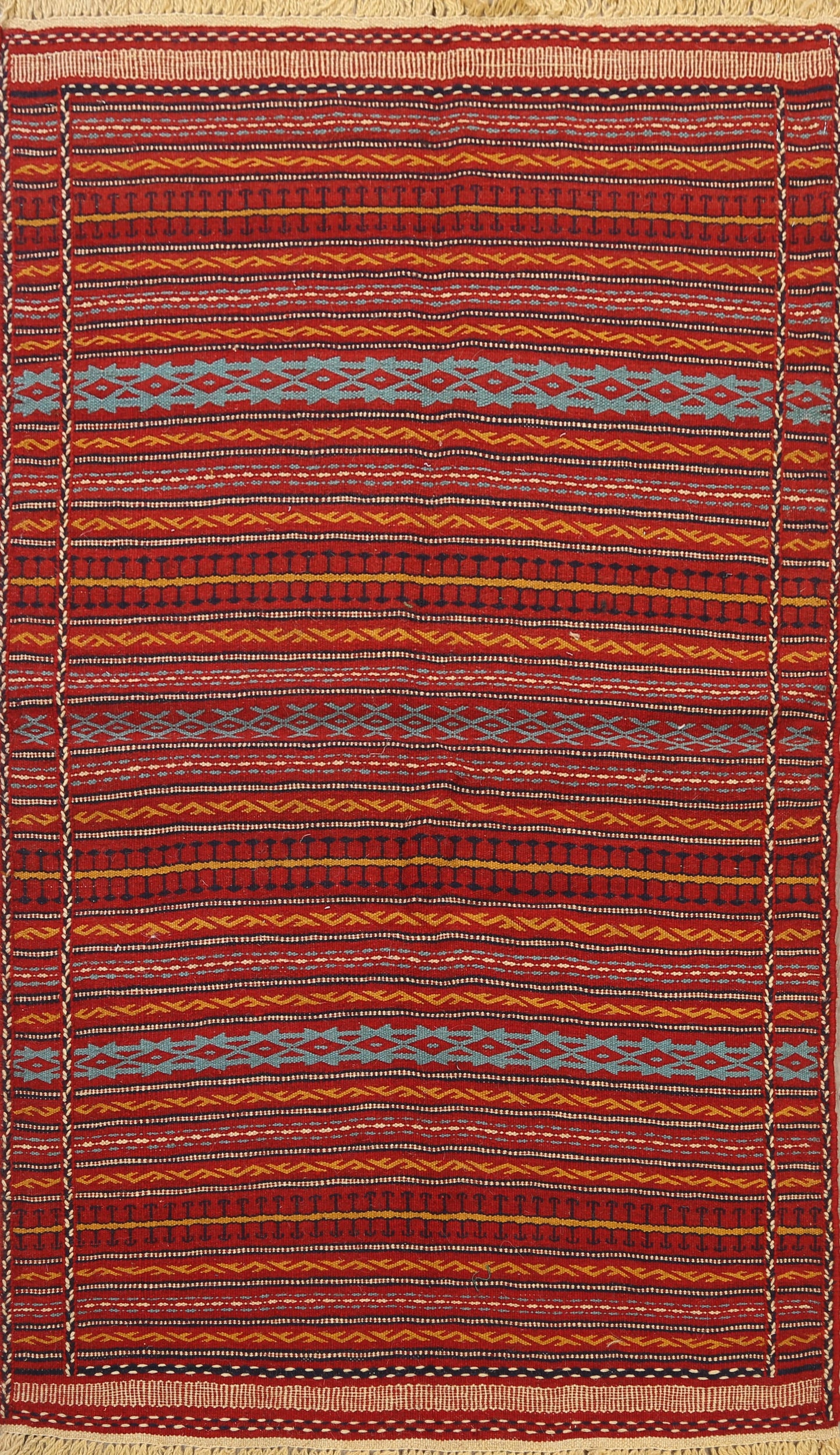 Striped Kilim Persian Area Rug 3x5