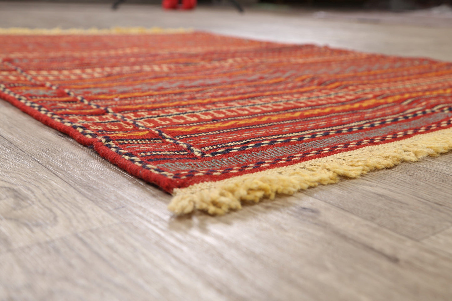 Striped Kilim Persian Area Rug 3x5