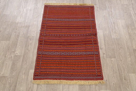 Geometric Kilim Persian Area Rug 3x5