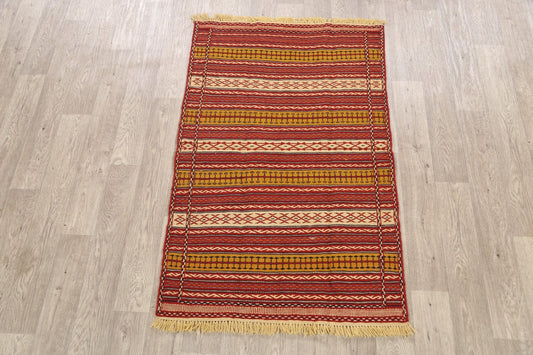 Geometric Kilim Persian Area Rug 3x5