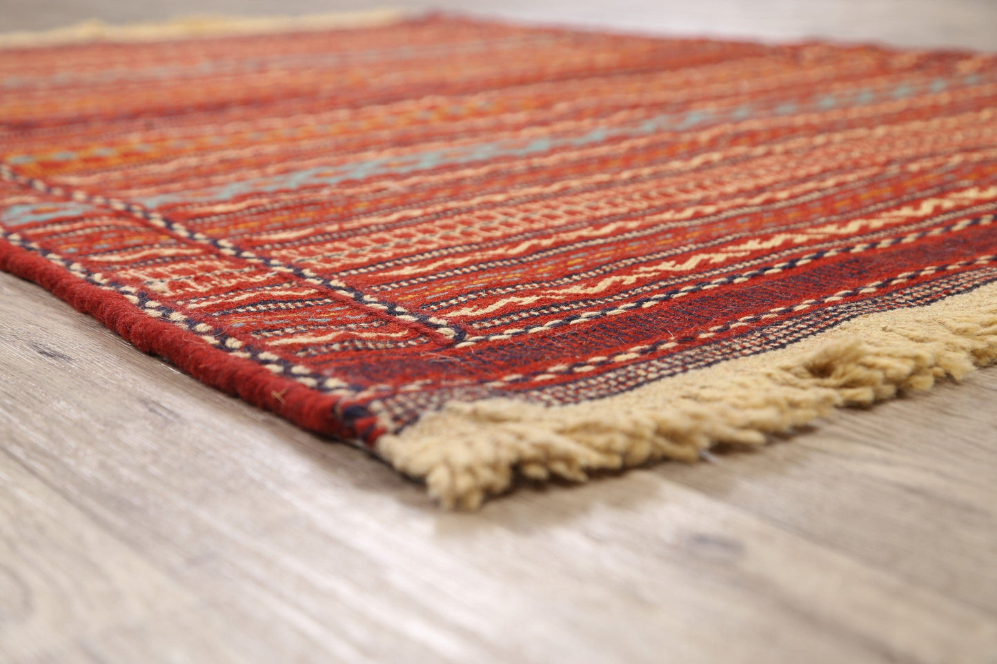 Striped Kilim Persian Area Rug 3x5