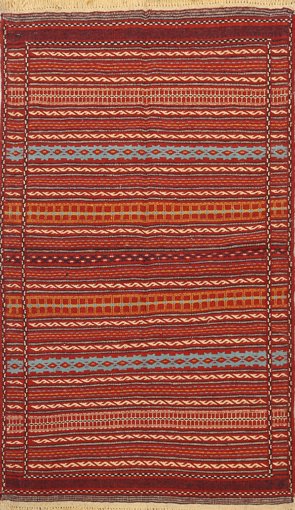 Striped Kilim Persian Area Rug 3x5