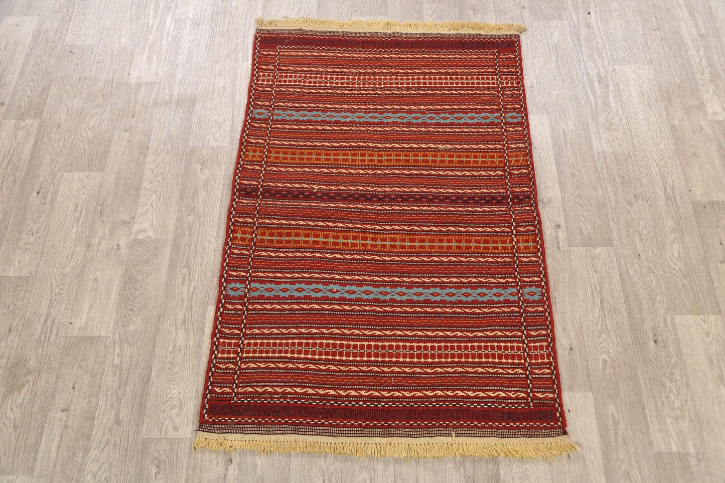 Geometric Kilim Persian Area Rug 3x5