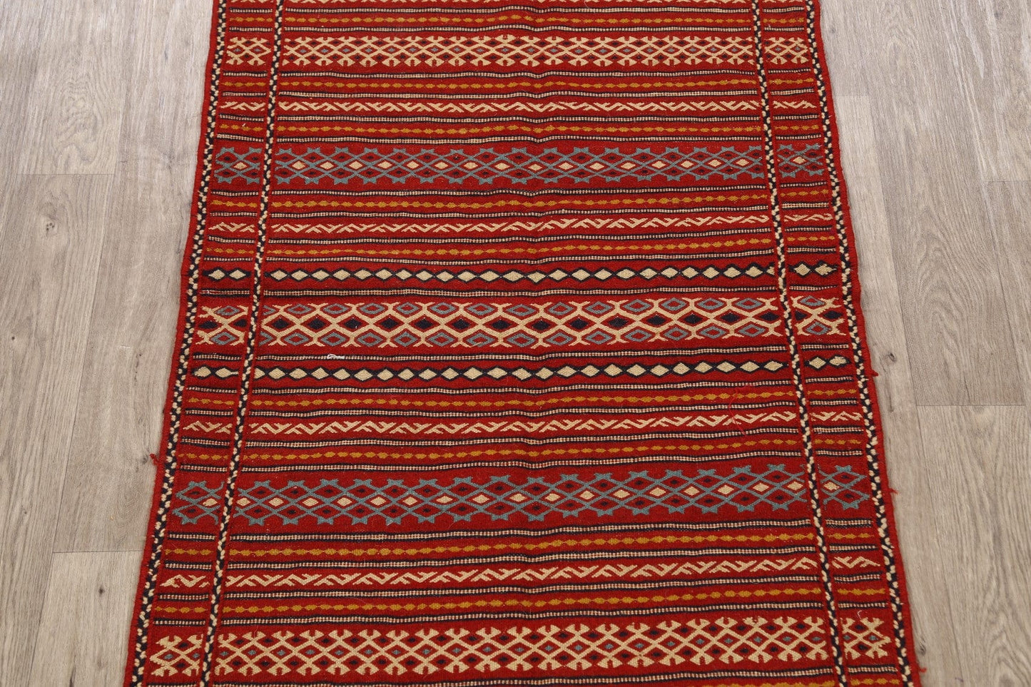 Striped Kilim Persian Area Rug 3x5