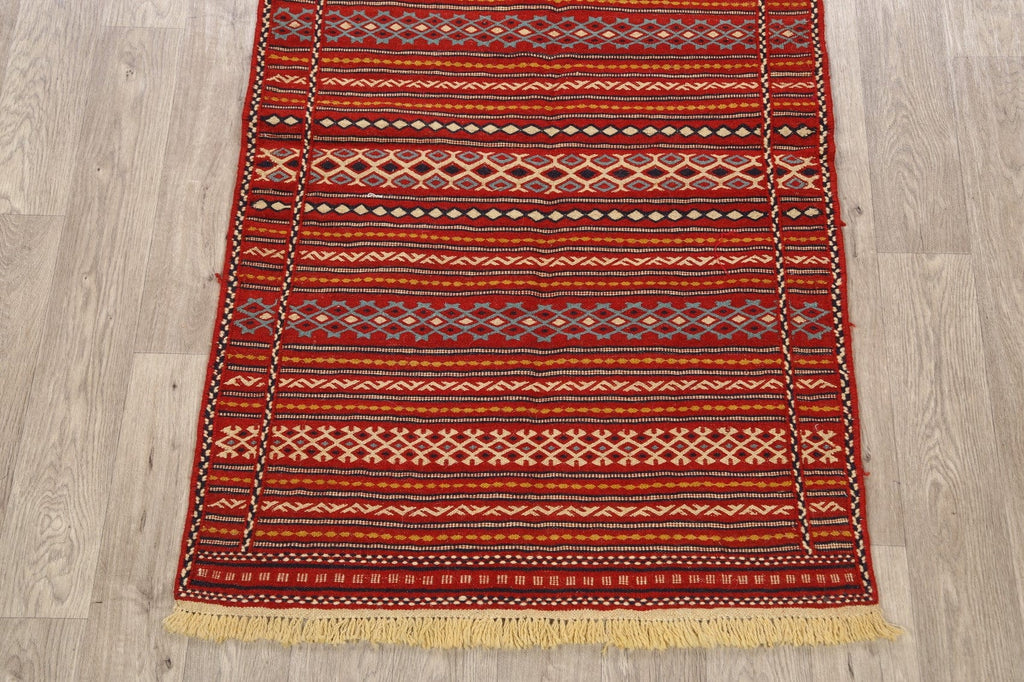 Striped Kilim Persian Area Rug 3x5