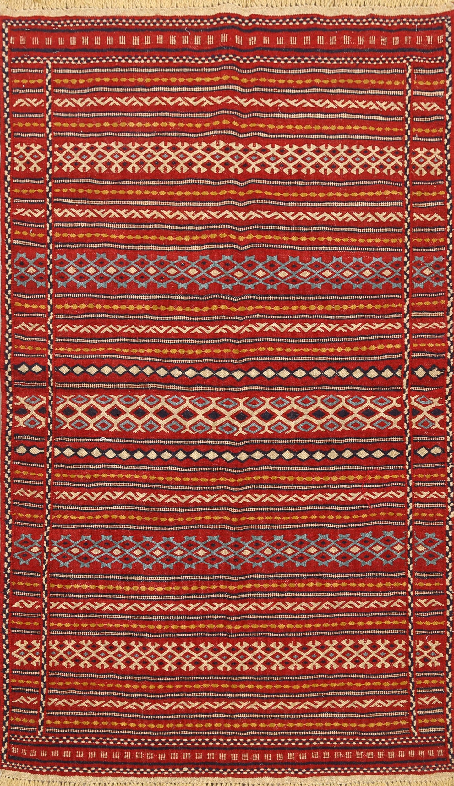 Striped Kilim Persian Area Rug 3x5