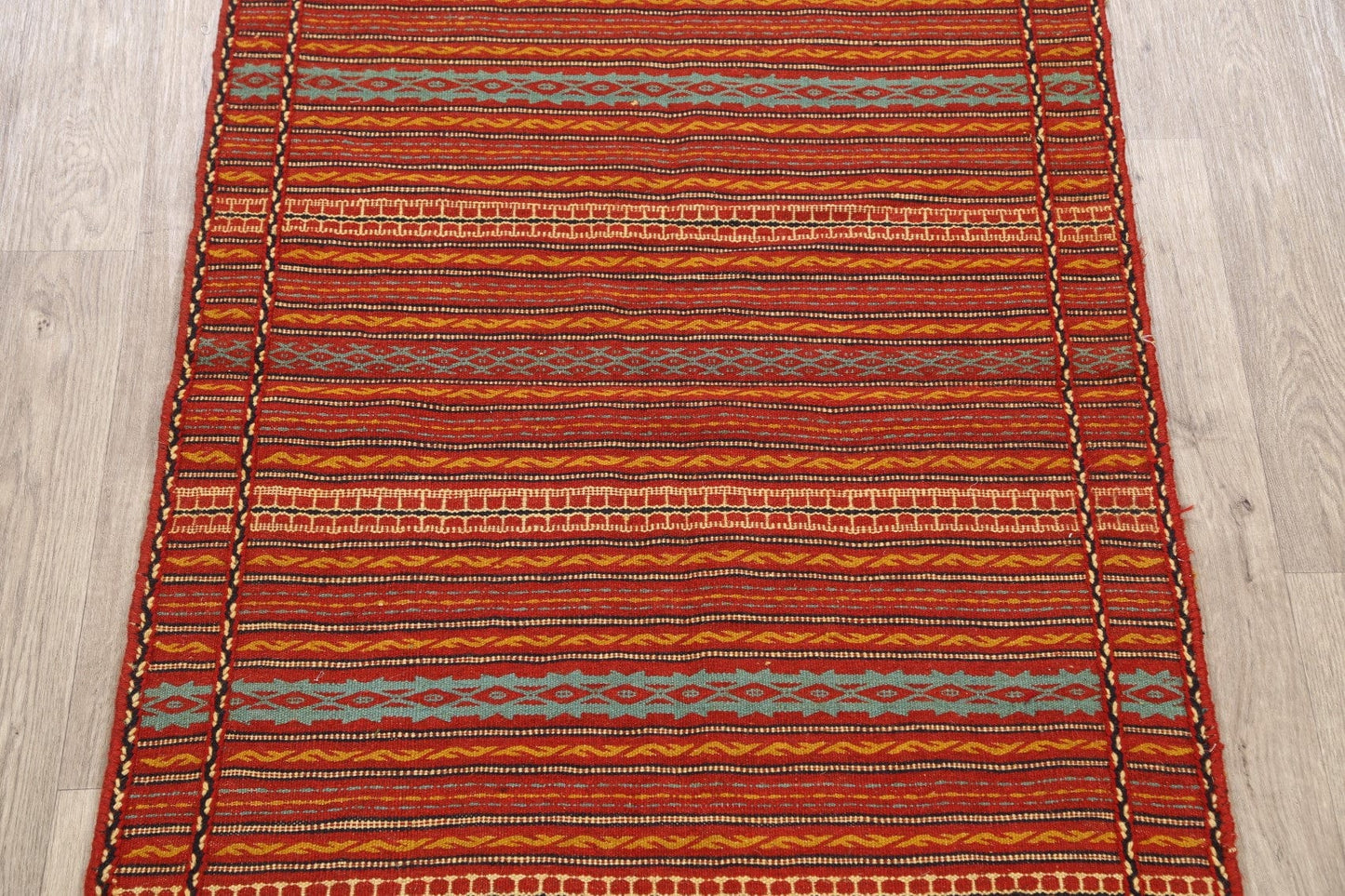 Striped Kilim Persian Area Rug 3x5