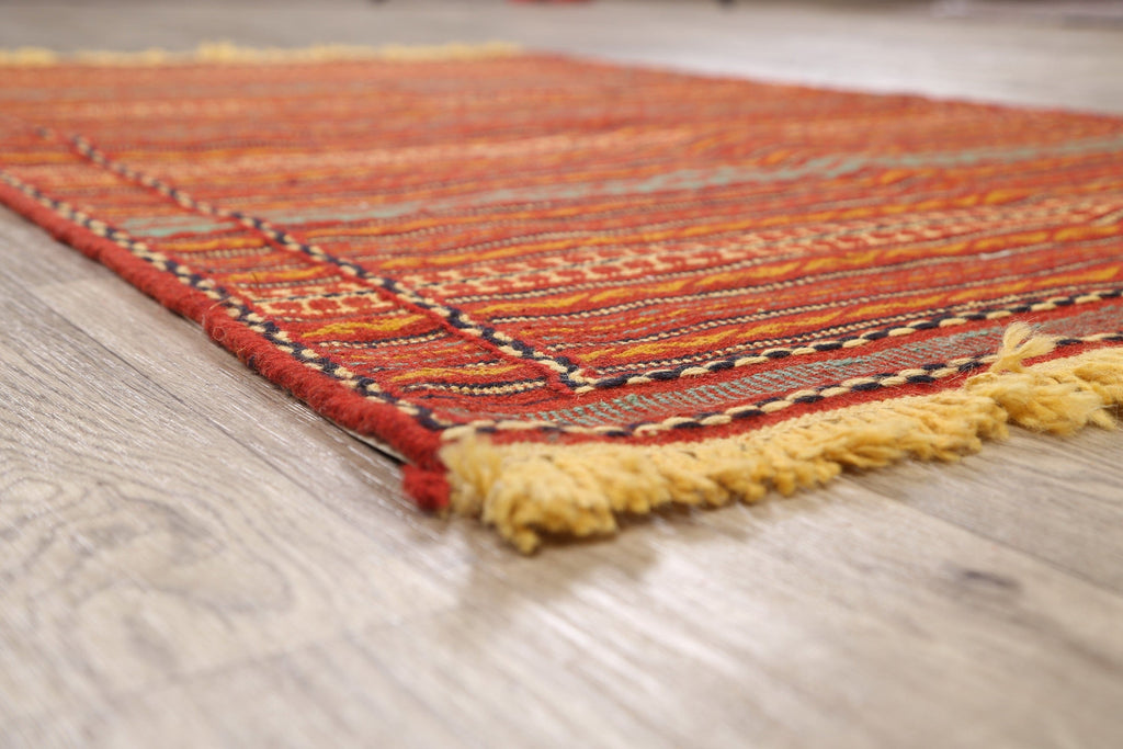 Striped Kilim Persian Area Rug 3x5