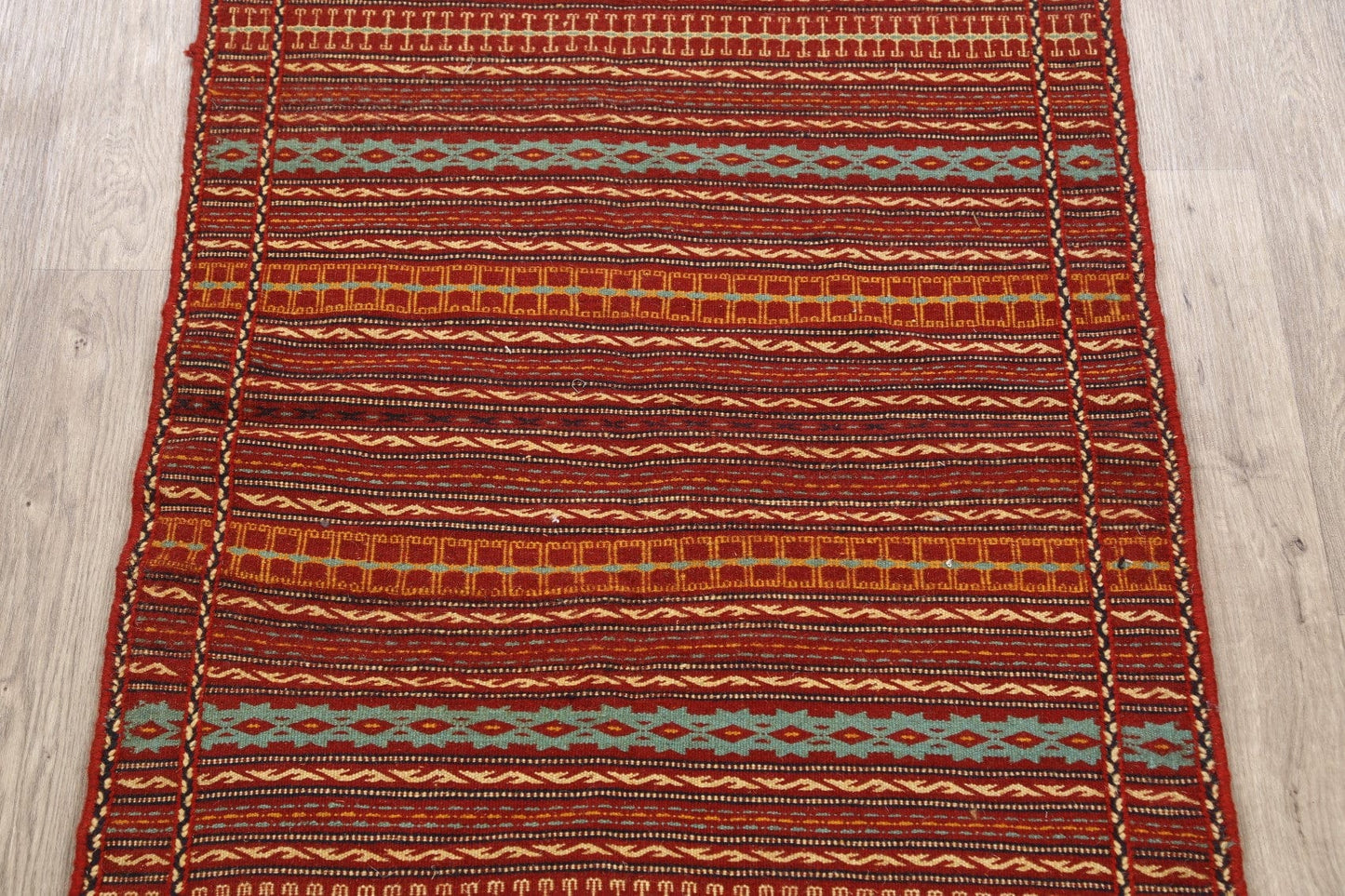 Striped Kilim Persian Area Rug 3x5