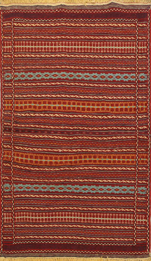 Striped Kilim Persian Area Rug 3x5