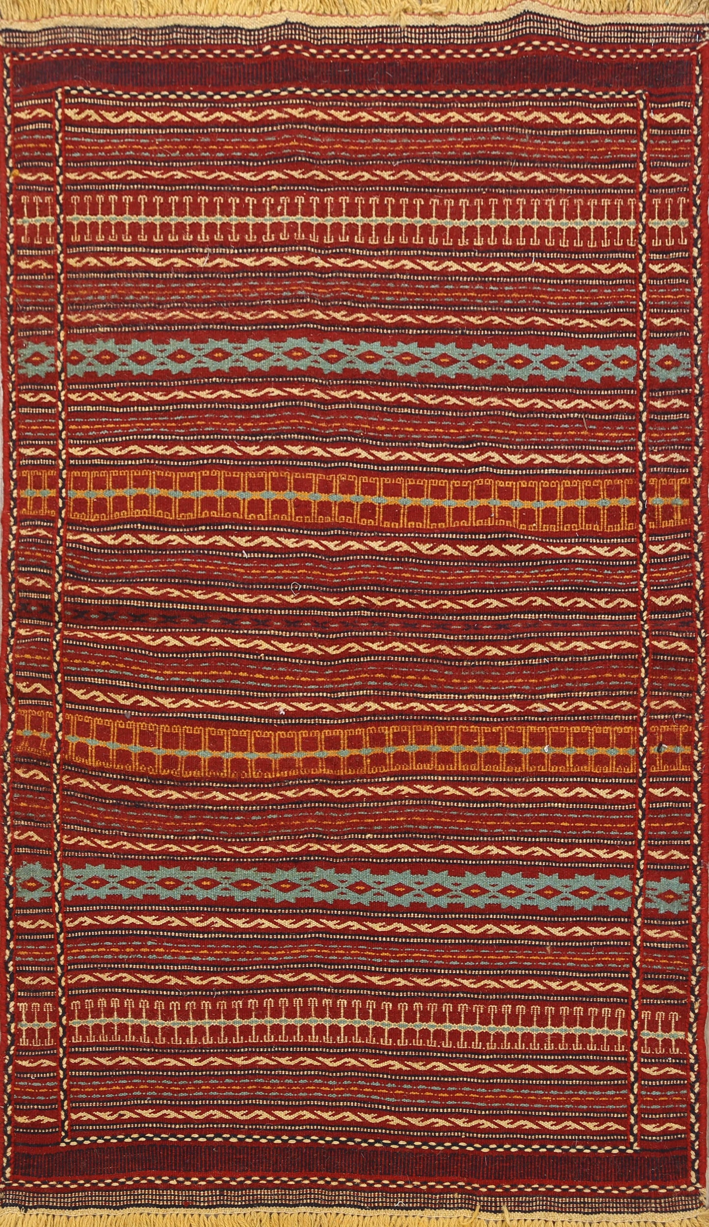 Striped Kilim Persian Area Rug 3x5