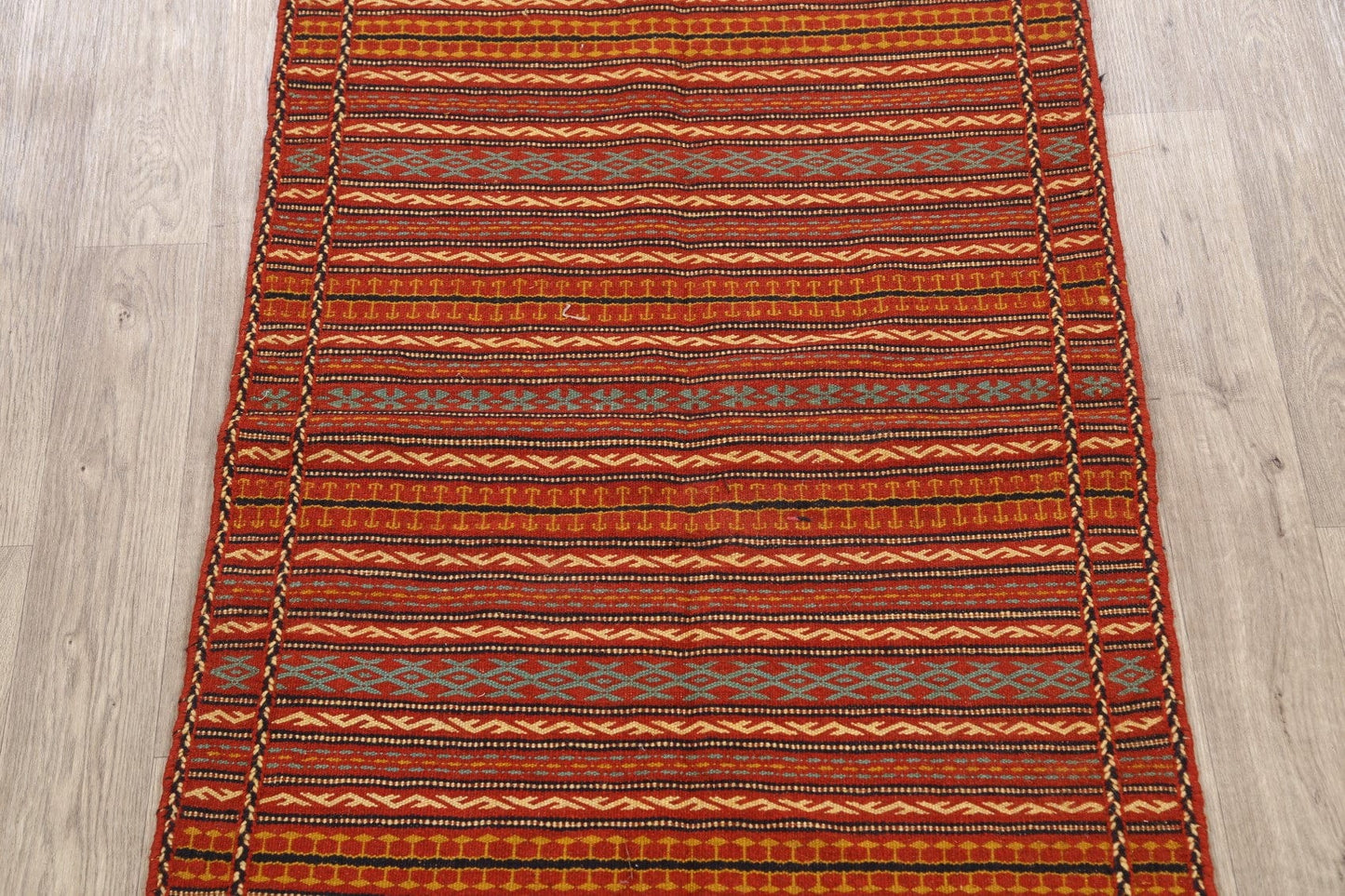 Striped Kilim Persian Area Rug 3x5