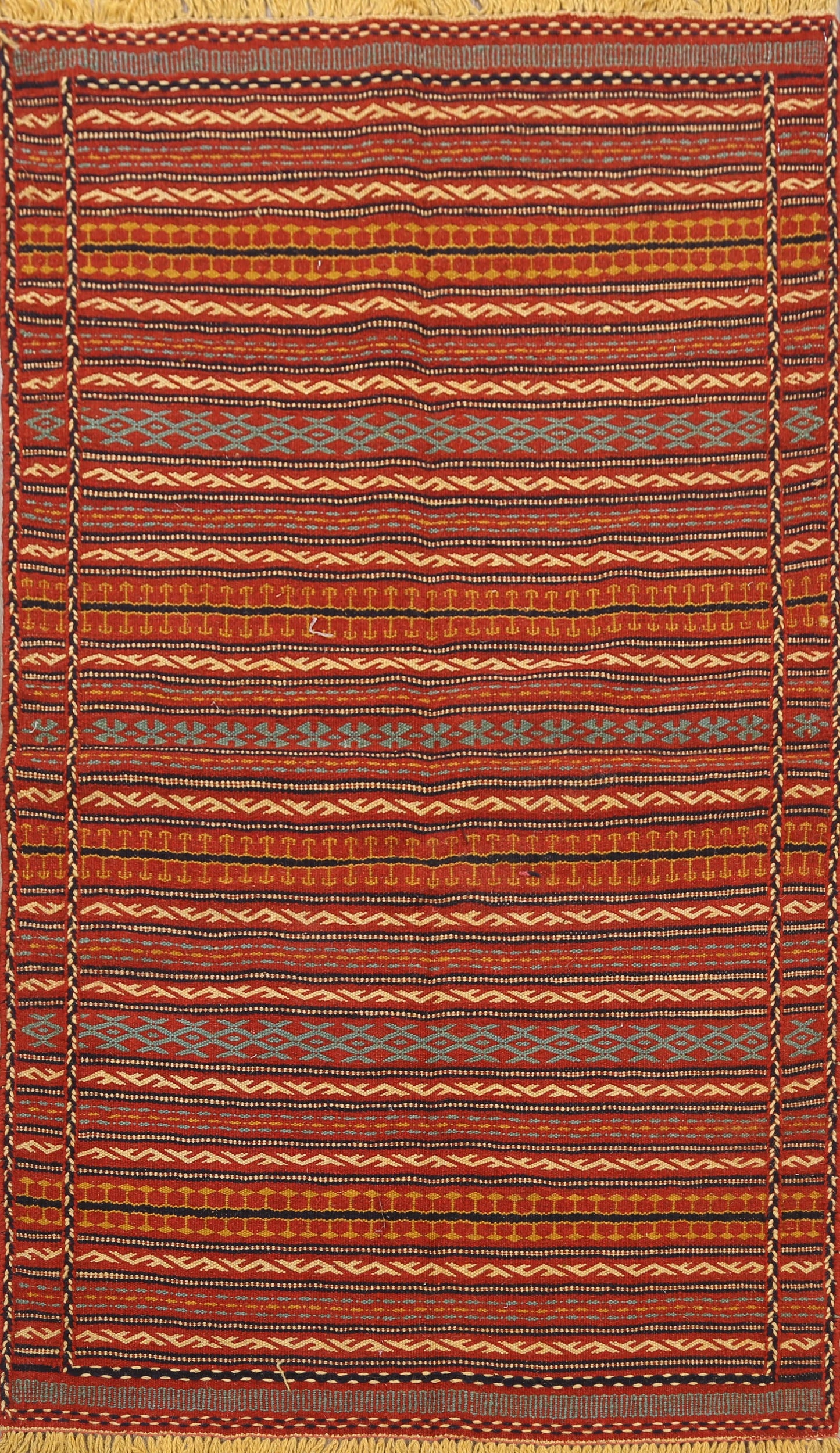 Striped Kilim Persian Area Rug 3x5