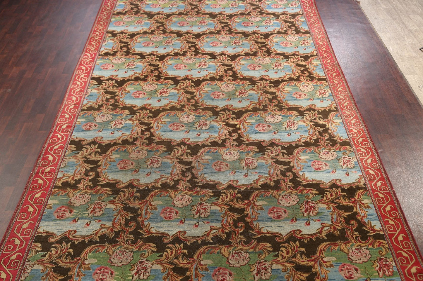 Pre-1900 Antique Vegetable Dye Tabriz Persian Area Rug 10x21