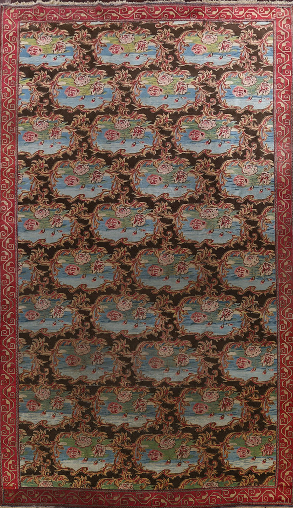 Pre-1900 Antique Vegetable Dye Tabriz Persian Area Rug 10x21