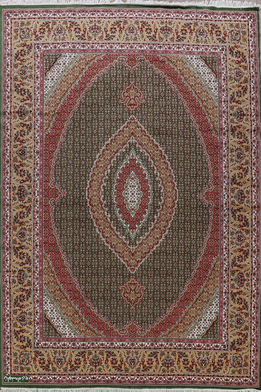 Green Tabriz Turkish Oriental Area Rug 10x13