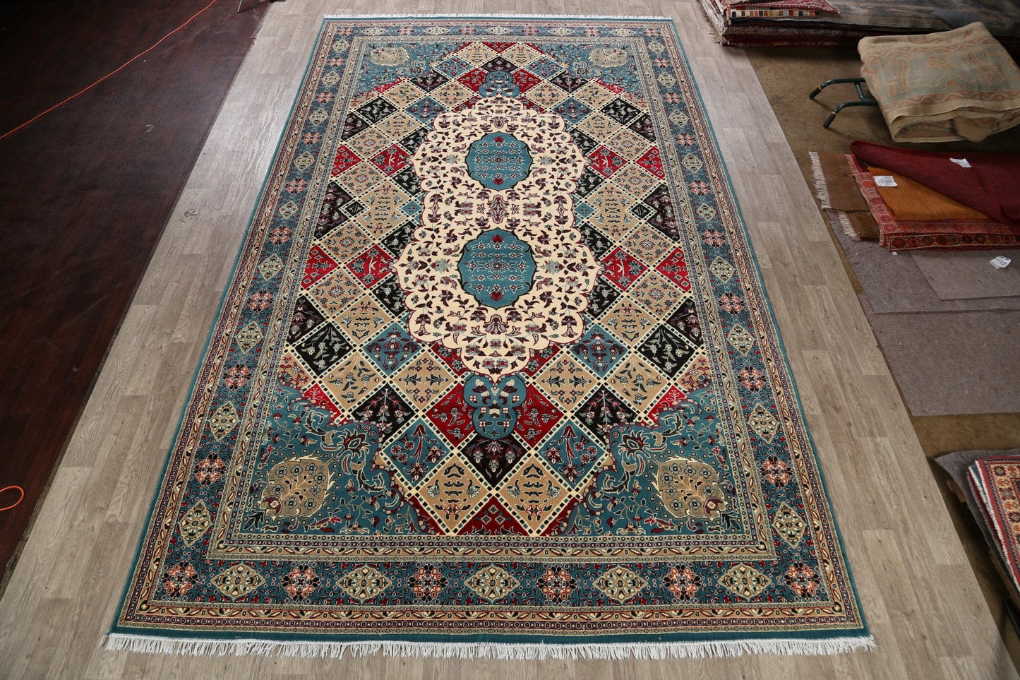 Geometric Turkish Large Rug 10x17