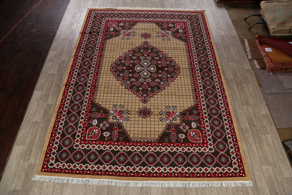 Geometric Aubusson Oriental Area Rug 10x13