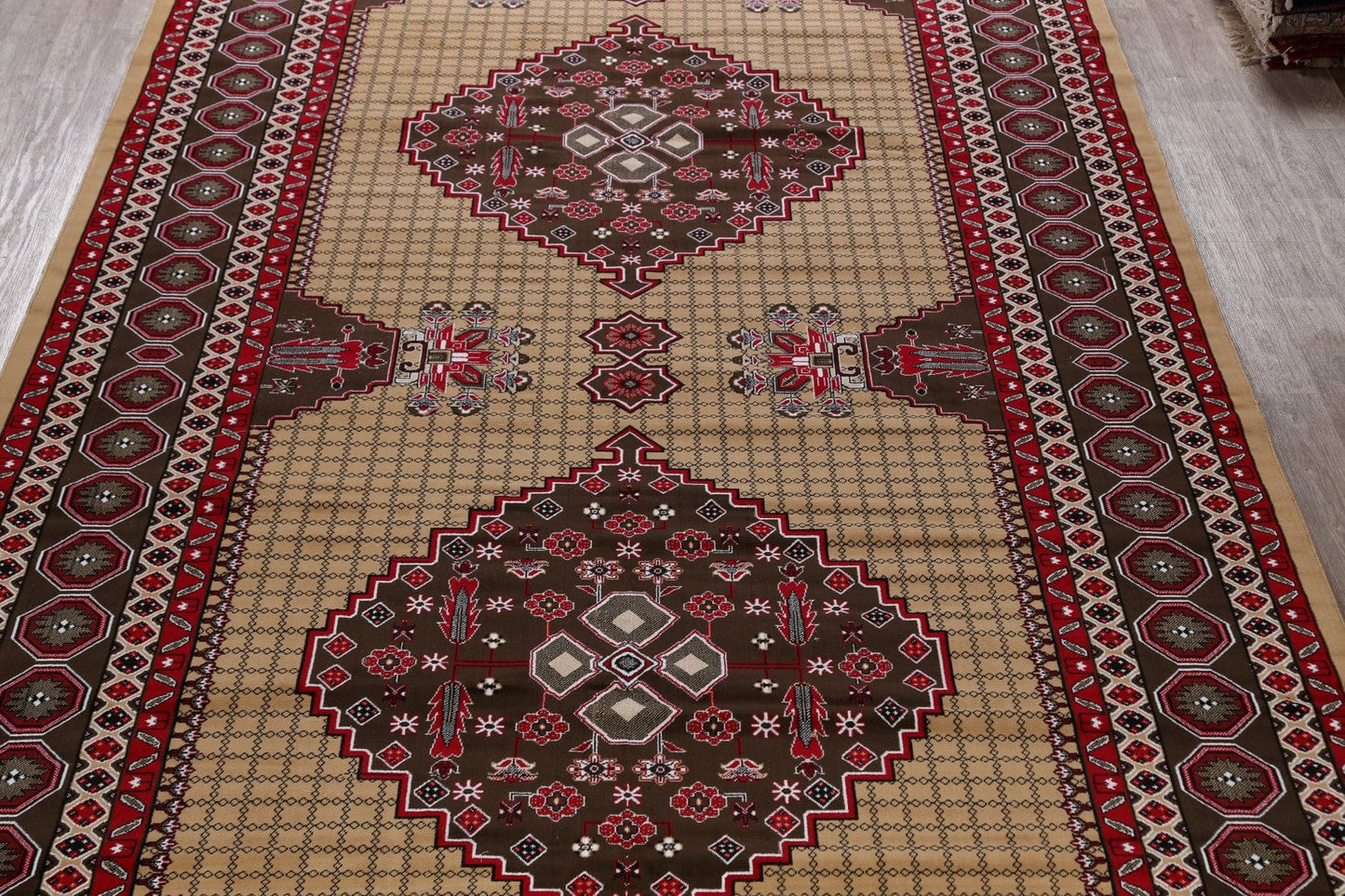 Geometric Aubusson Turkish Oriental Area Rug 10x20