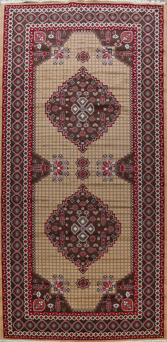 Geometric Aubusson Turkish Oriental Area Rug 10x20