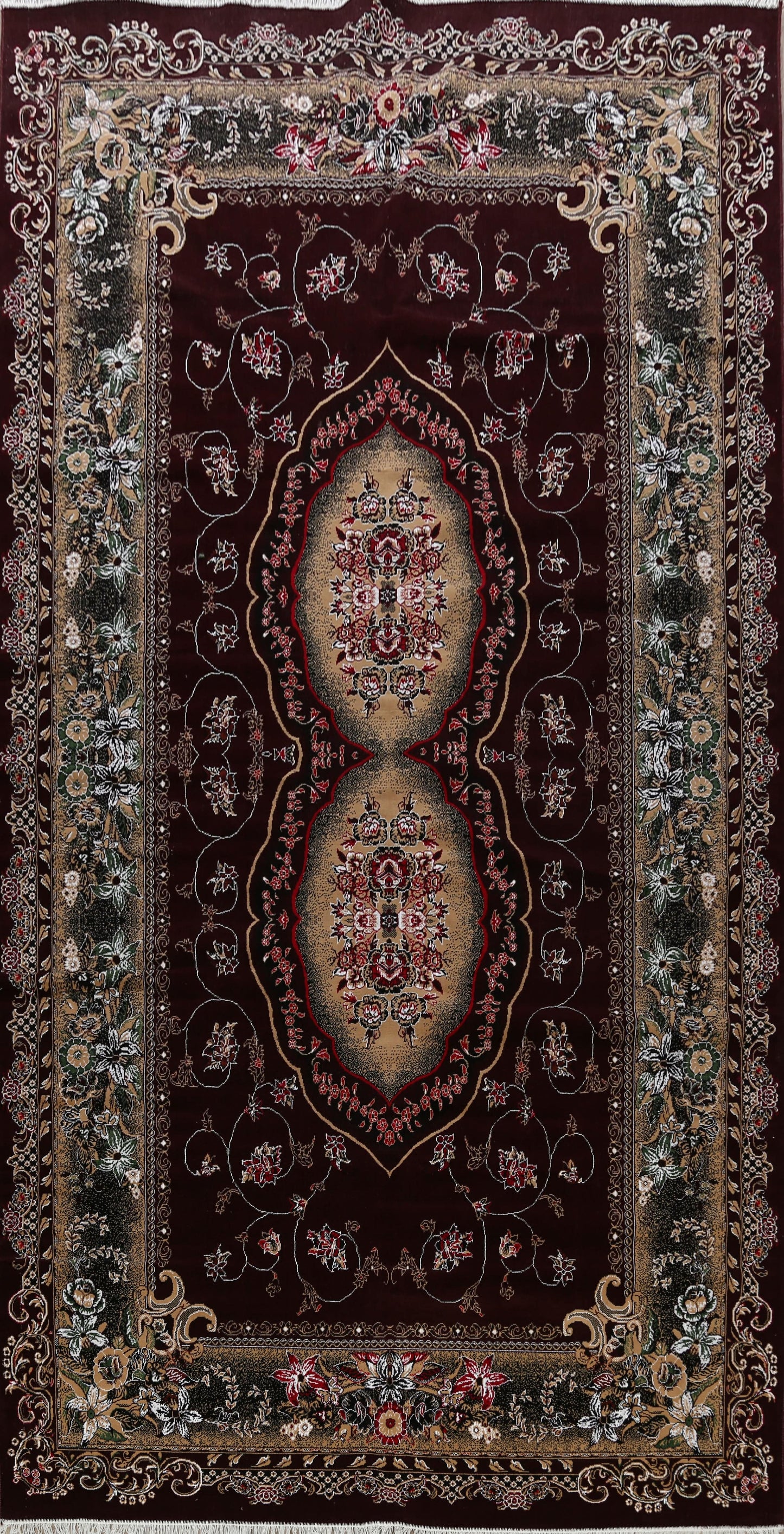 Floral Aubusson Turkish Oriental Area Rug 10x17