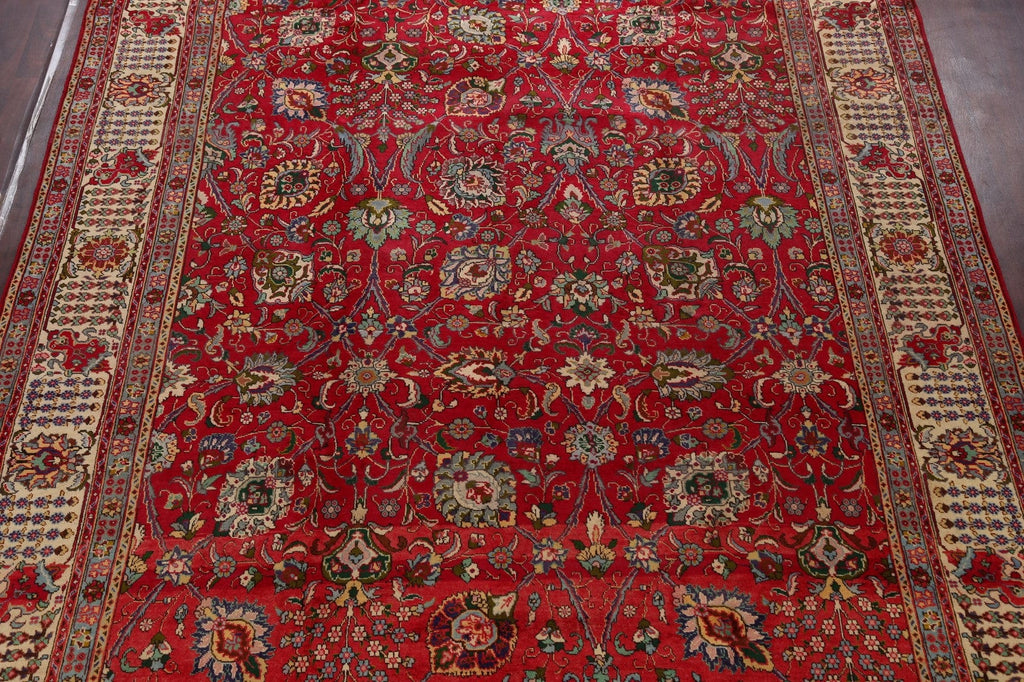 Floral Tabriz Persian Area Rug 10x13