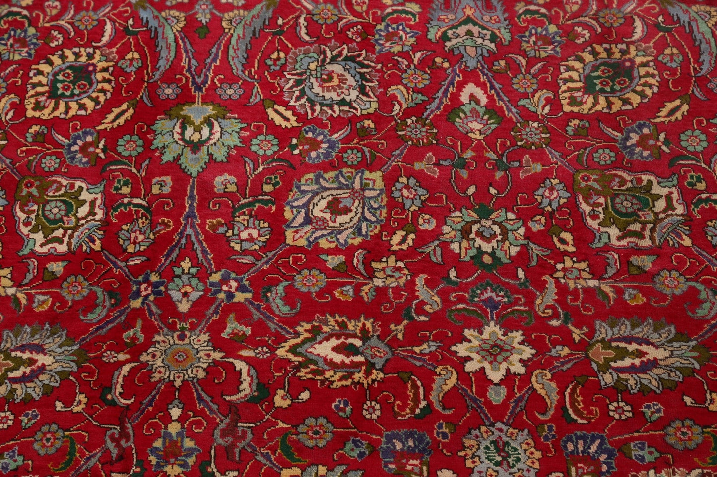 Floral Tabriz Persian Area Rug 10x13