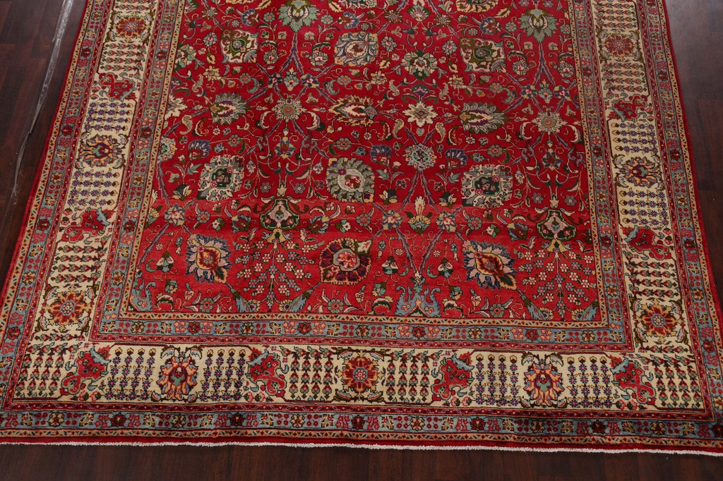 Floral Tabriz Persian Area Rug 10x13